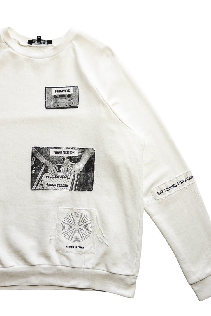 Raf Simons SS05 'Avant-Garde' Patch Sweatshirt