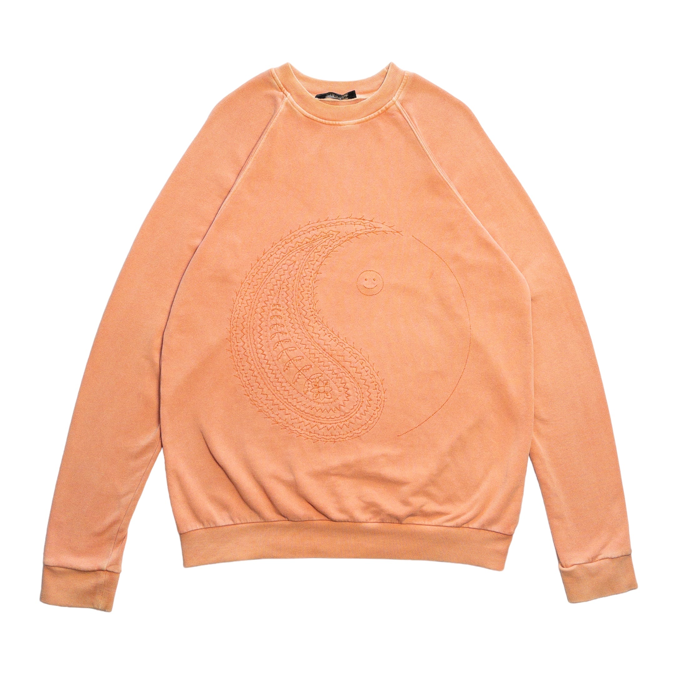 Raf Simons FW04 'Waves' Yin Yang Raglan Sweatshirt