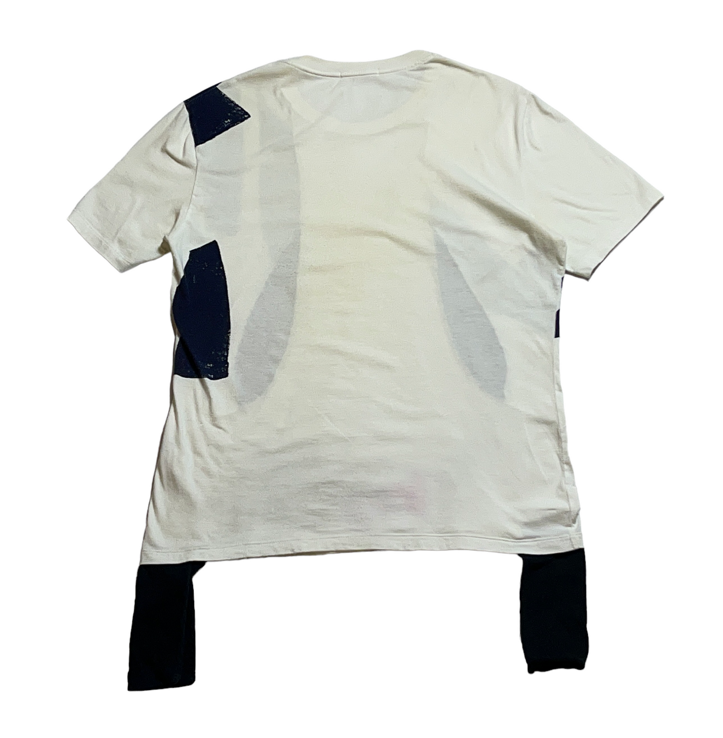 Helmut Lang SS03 Deconstructed Abstract Patchwork Tee