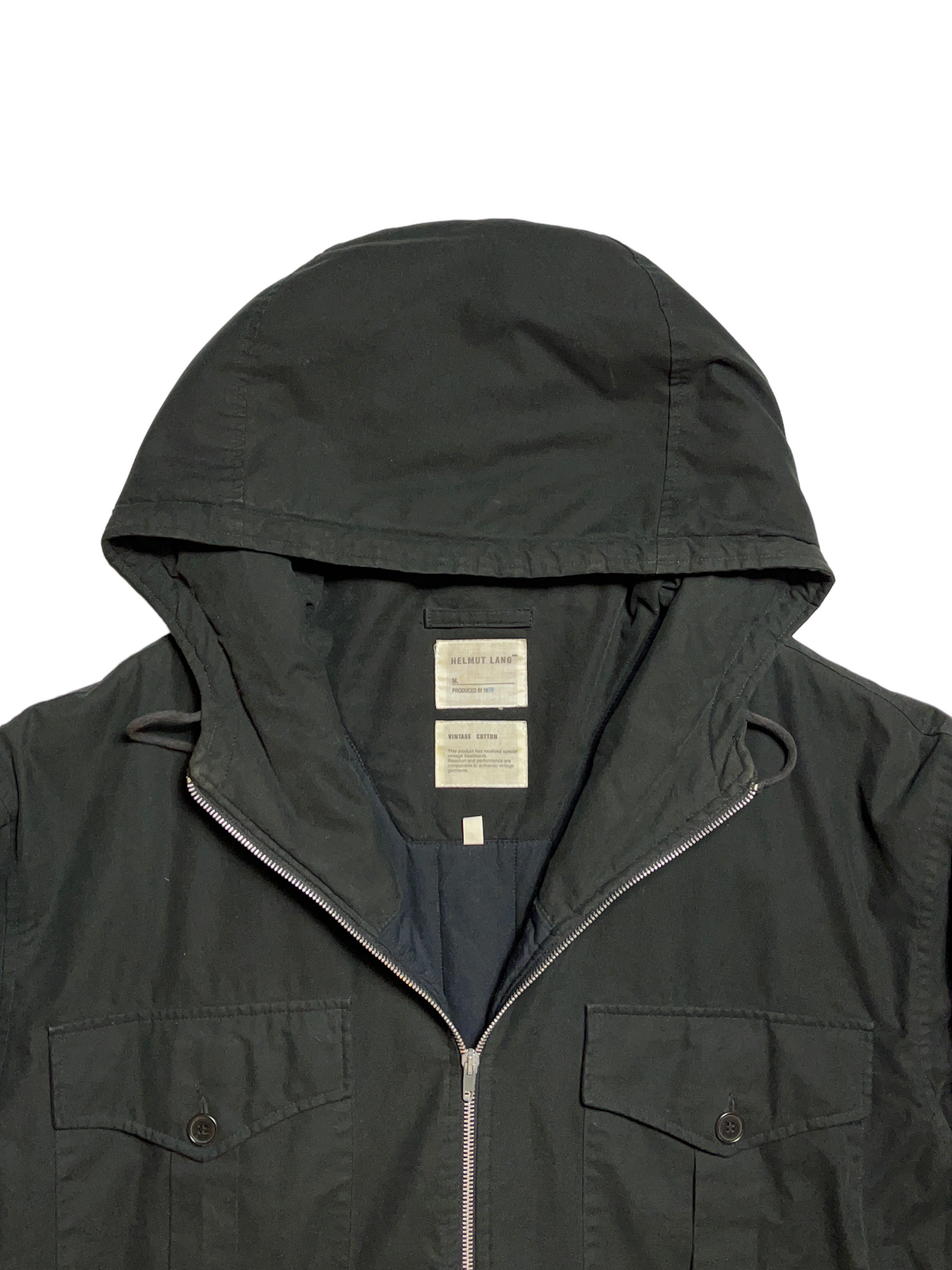 Helmut Lang FW99 Hooded Military Jacket