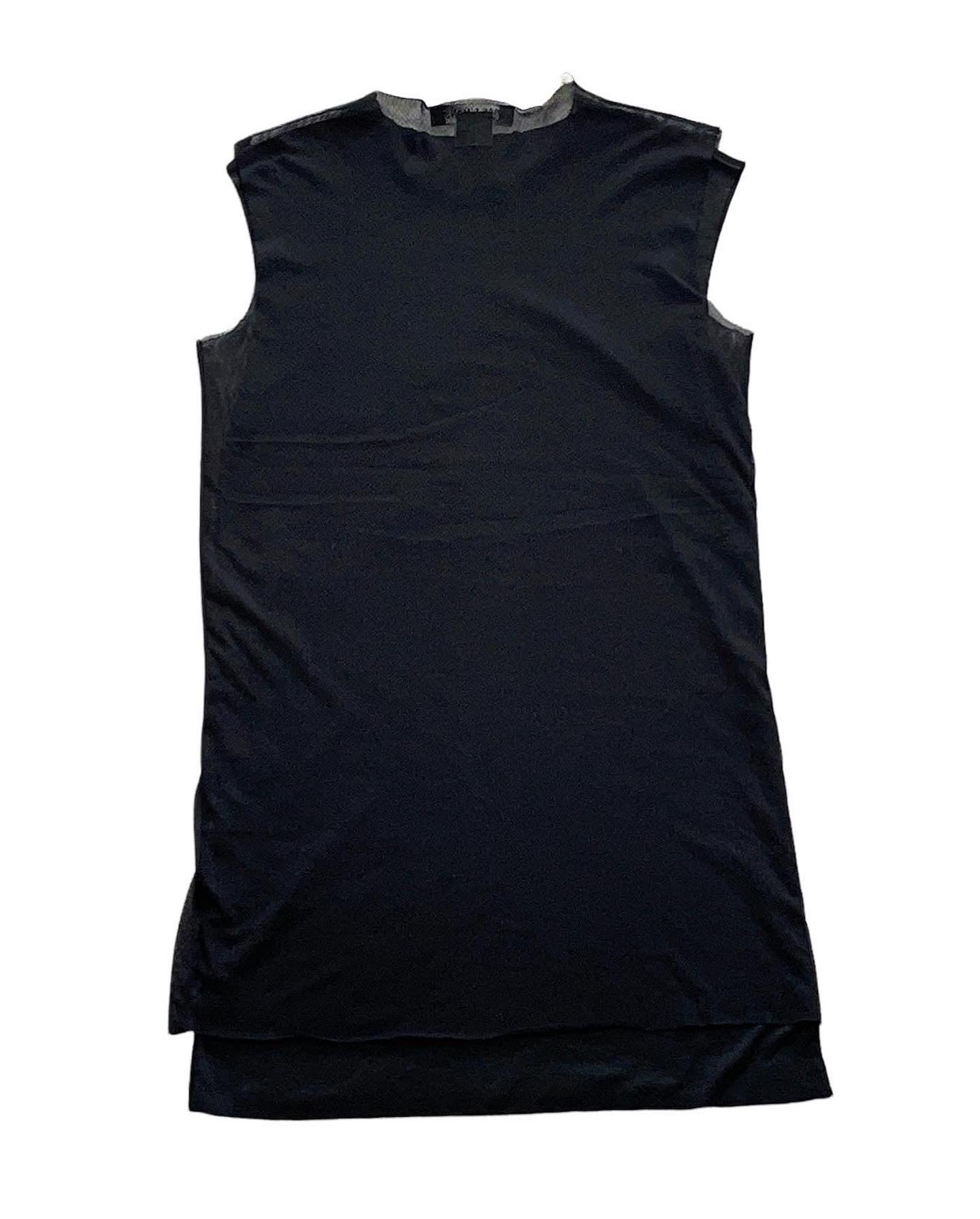 Raf Simons SS99 'Kinetic Youth' Double Layer Mesh Tank – descryarchive