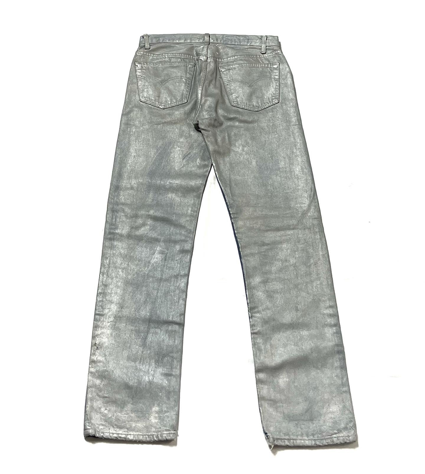 新品 22AW Maison Margiela painted Denim 32